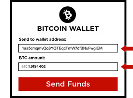 使用比特币在博彩公司存款第四步